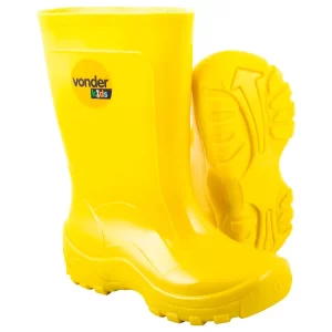 Bota PVC Infantil 24/25 Vonder - Amarela